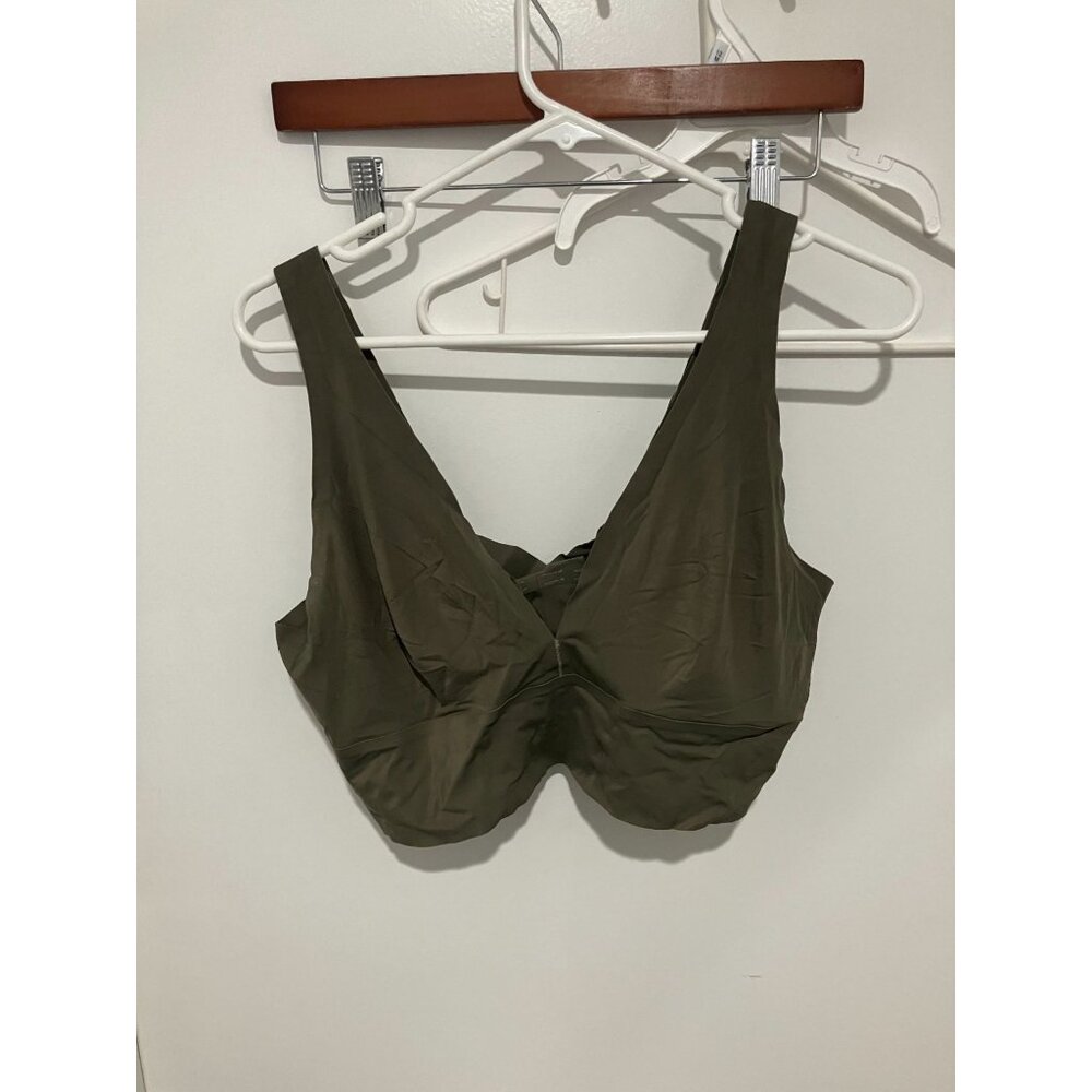 True & Co. Women's Bralette, Gray, Large